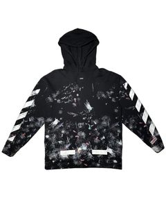 Off white galaxy zip up outlet hoodie