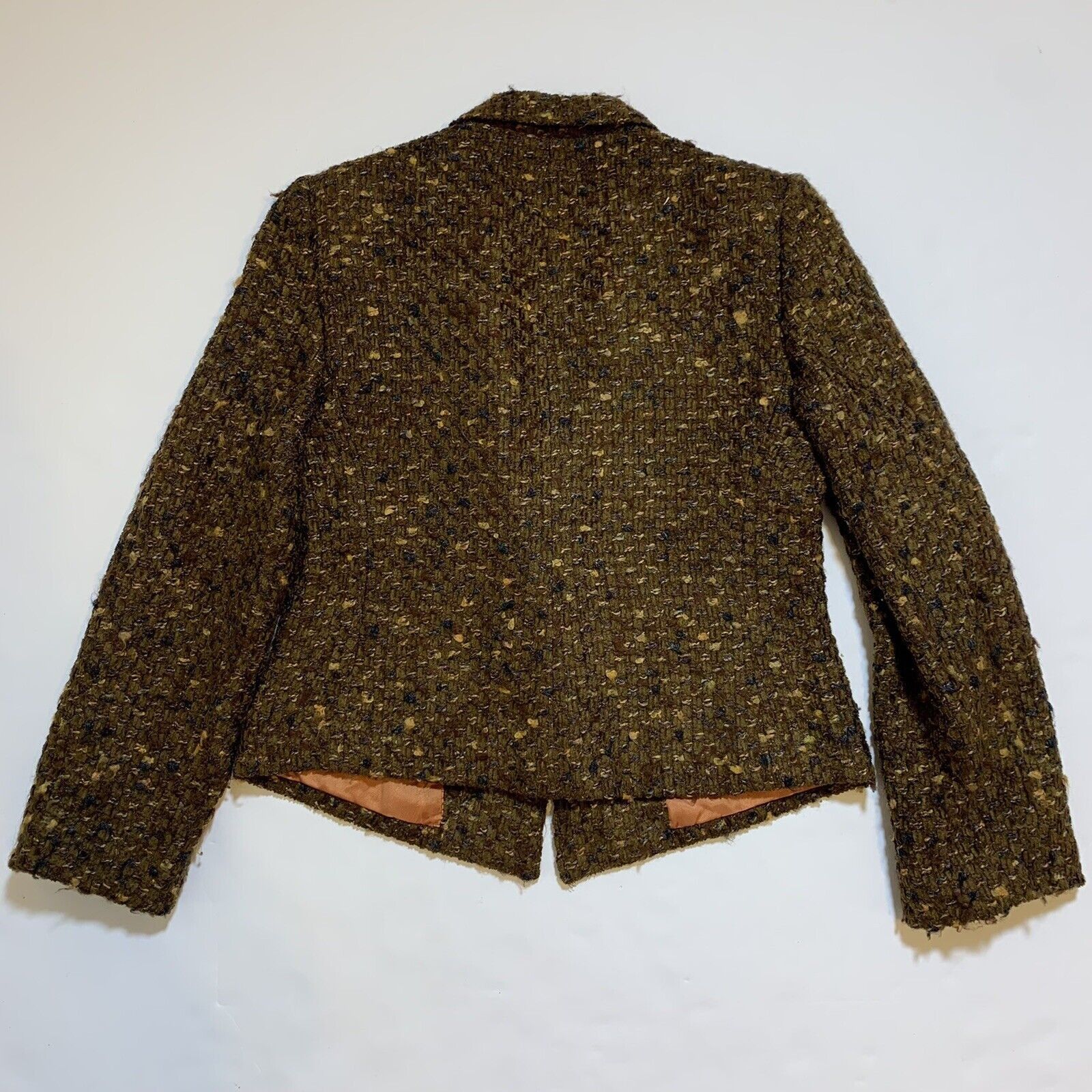 Vintage Vintage 80s Mary Ann Restivo Tweed 1980s Jacket Blazer Size S / US 4 / IT 40 - 8 Thumbnail