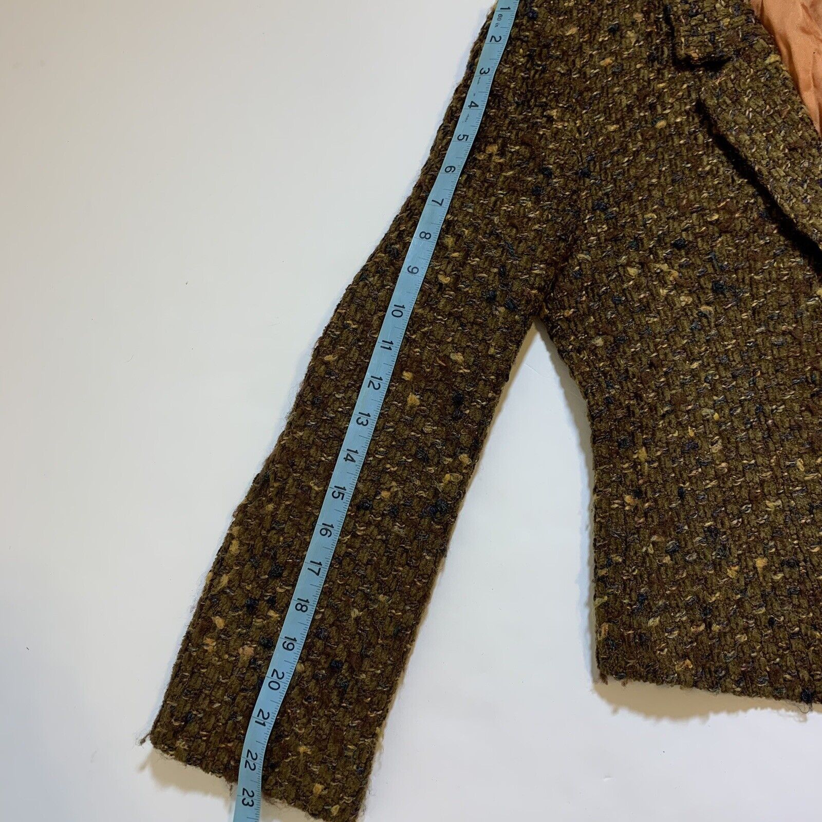 Vintage Vintage 80s Mary Ann Restivo Tweed 1980s Jacket Blazer Size S / US 4 / IT 40 - 11 Thumbnail