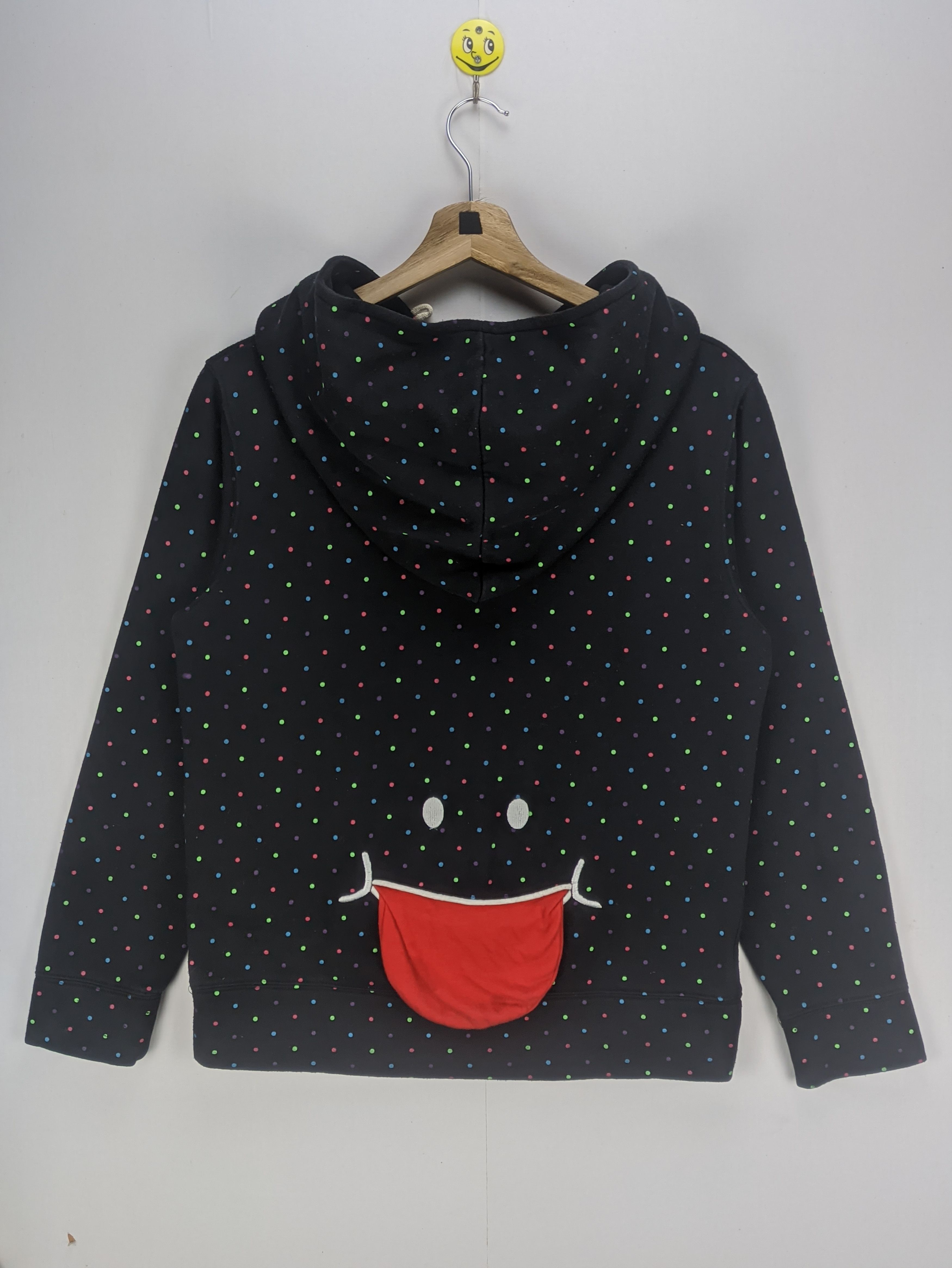 Japanese Brand Steals🔥Hoodie Up Smile Made In Smile Polka dot Size US M / EU 48-50 / 2 - 2 Thumbnail