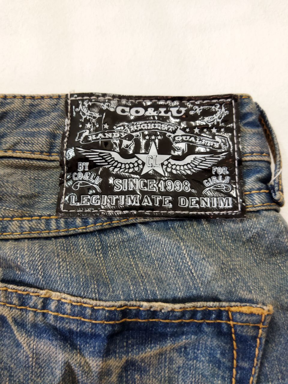 Japanese Brand Co & Lu Japan Embroidered Distressed Jeans Size US 28 / EU 44 - 7 Thumbnail