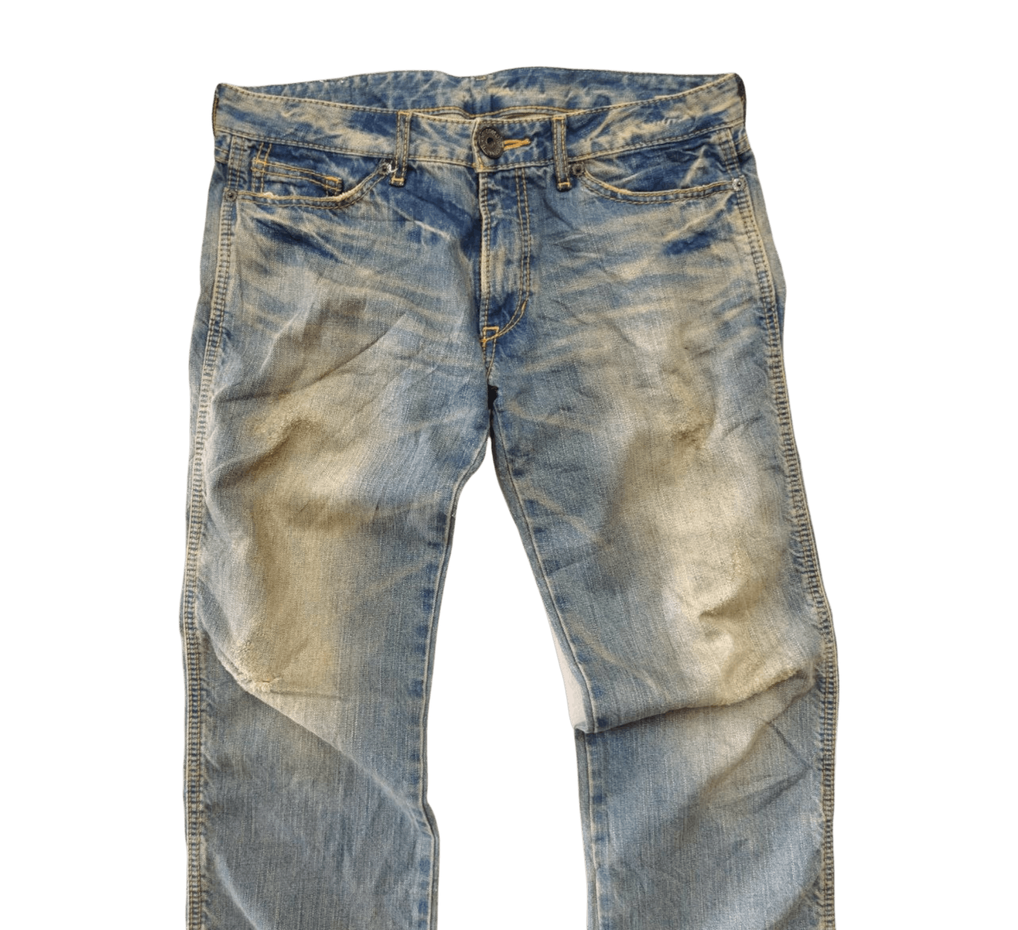 Japanese Brand Co & Lu Japan Embroidered Distressed Jeans Size US 28 / EU 44 - 5 Thumbnail