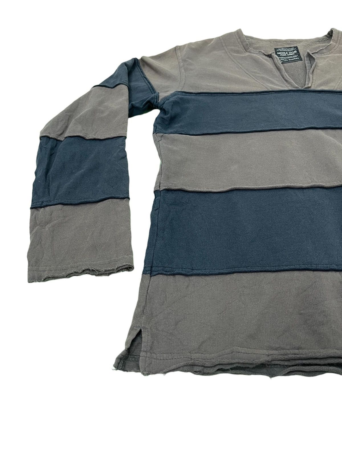 Japanese Brand Nicole Club for Men Hagi Shirt Border Striped 3🟩7 Size US M / EU 48-50 / 2 - 3 Thumbnail