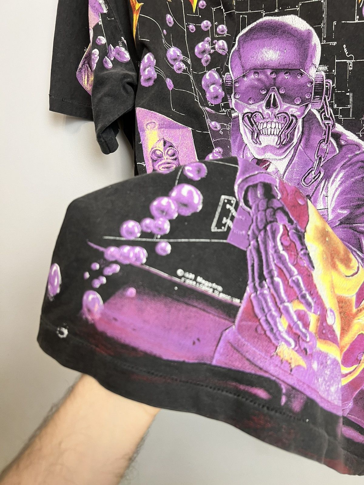 Band Tees 90s Vintage 1991 Megadeth Rock Heavy AOP Metal Band T-Shirt Size US XL / EU 56 / 4 - 11 Thumbnail