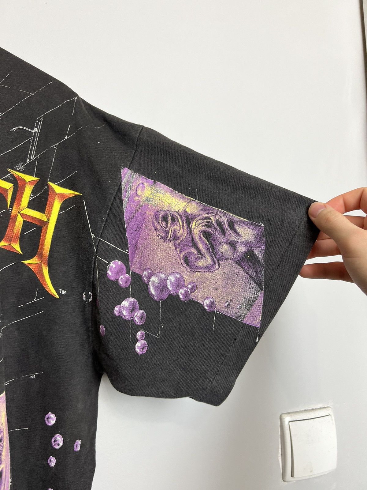 Band Tees 90s Vintage 1991 Megadeth Rock Heavy AOP Metal Band T-Shirt Size US XL / EU 56 / 4 - 9 Thumbnail