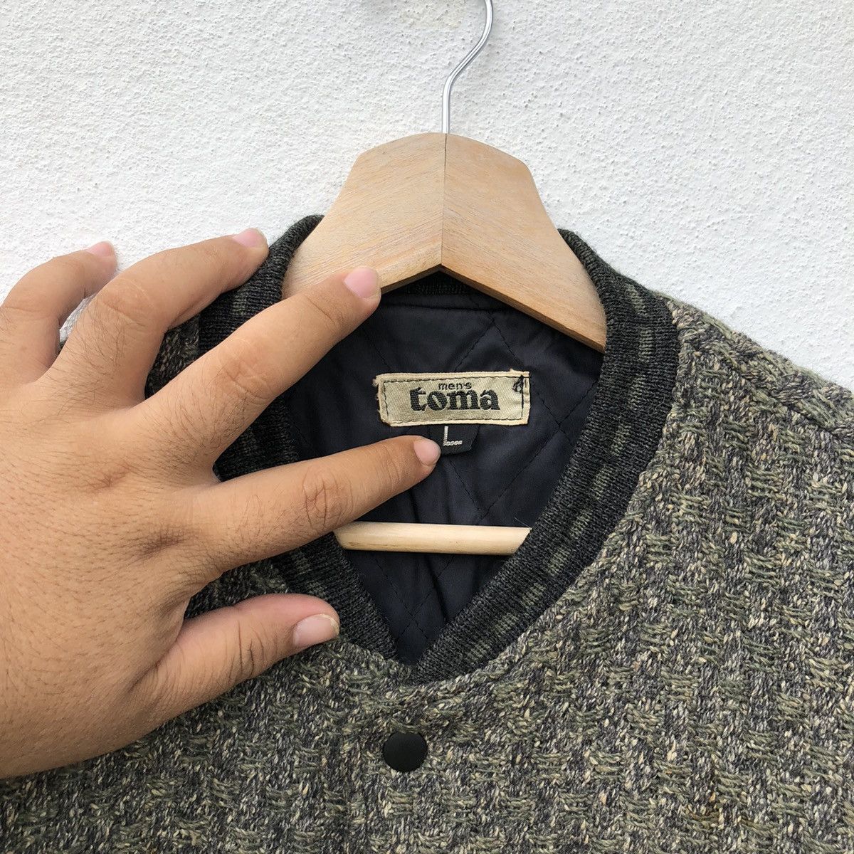 Japanese Brand VINTAGE MEN’S TOMA WOOL VARSITY JACKET Size US L / EU 52-54 / 3 - 6 Thumbnail