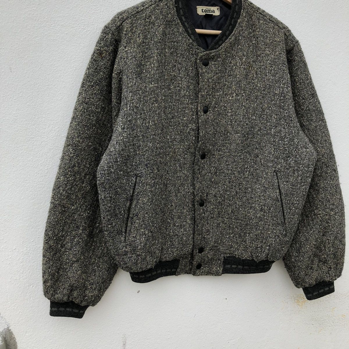 Japanese Brand VINTAGE MEN’S TOMA WOOL VARSITY JACKET Size US L / EU 52-54 / 3 - 4 Thumbnail