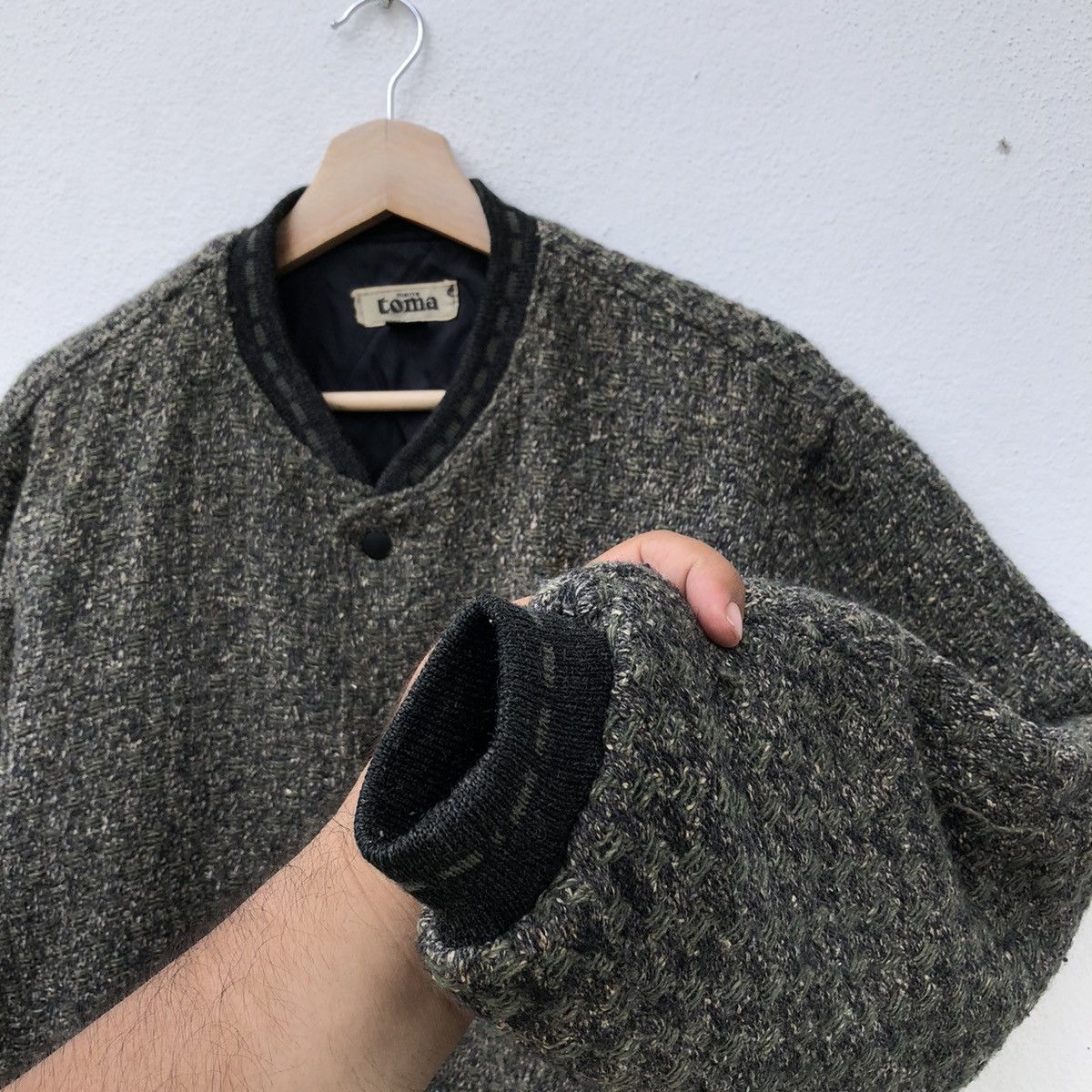 Japanese Brand VINTAGE MEN’S TOMA WOOL VARSITY JACKET Size US L / EU 52-54 / 3 - 5 Thumbnail