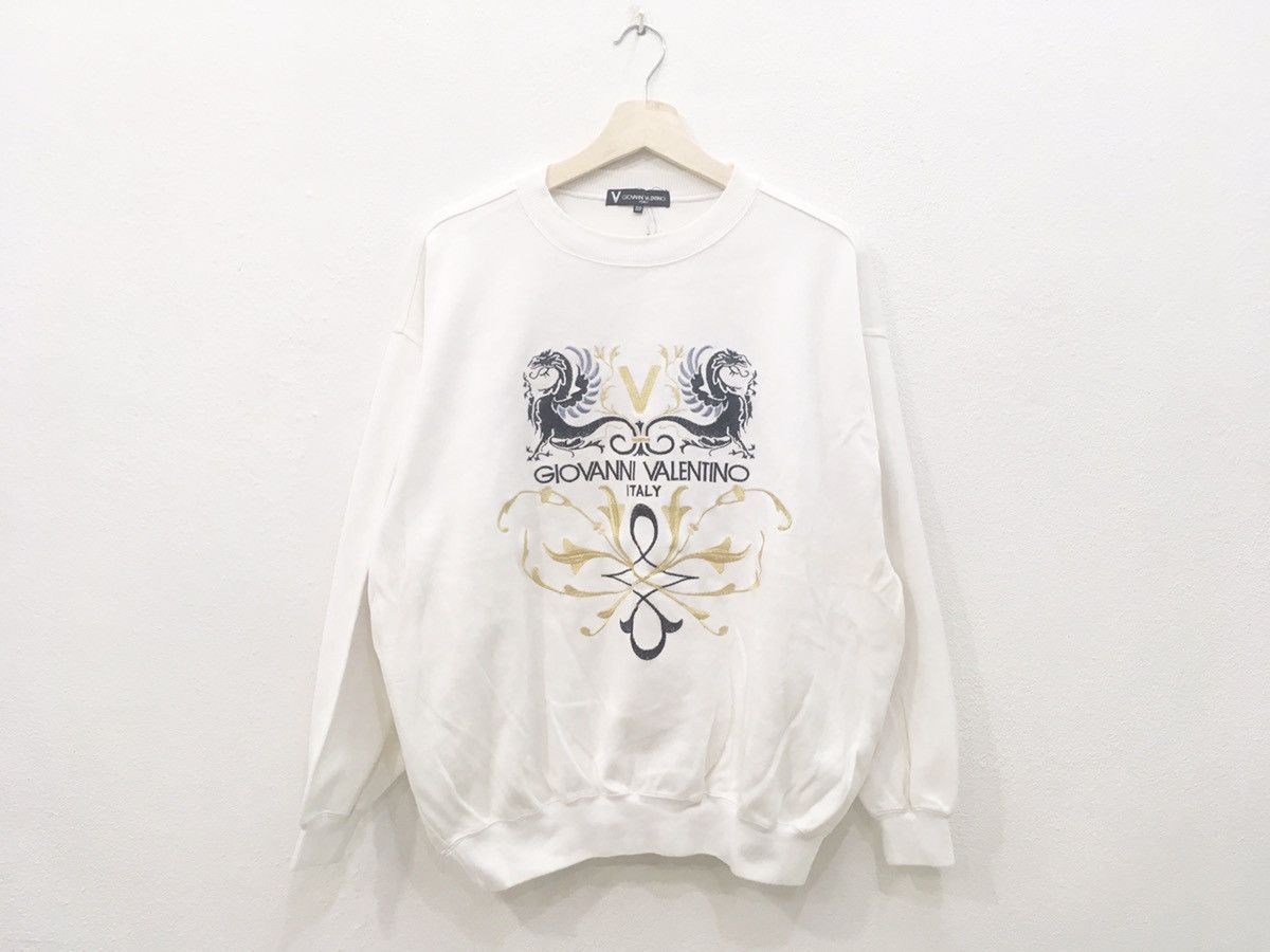 Giovanni Valentino × Vintage Vintage giovanni valentino men sweatshirt Size US XL / EU 56 / 4 - 1 Thumbnail