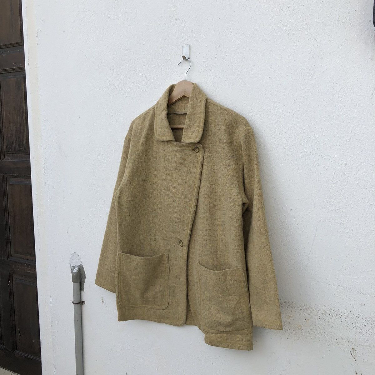 Japanese Brand VINTAGE BUTTON JACKET OPEN STAFF NICE DESIGN Size US M / EU 48-50 / 2 - 2 Thumbnail