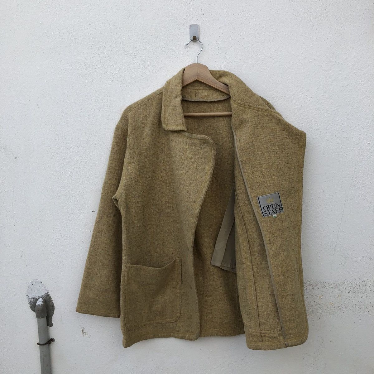 Japanese Brand VINTAGE BUTTON JACKET OPEN STAFF NICE DESIGN Size US M / EU 48-50 / 2 - 8 Thumbnail