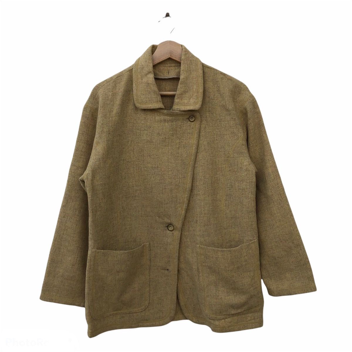 Japanese Brand VINTAGE BUTTON JACKET OPEN STAFF NICE DESIGN Size US M / EU 48-50 / 2 - 1 Thumbnail