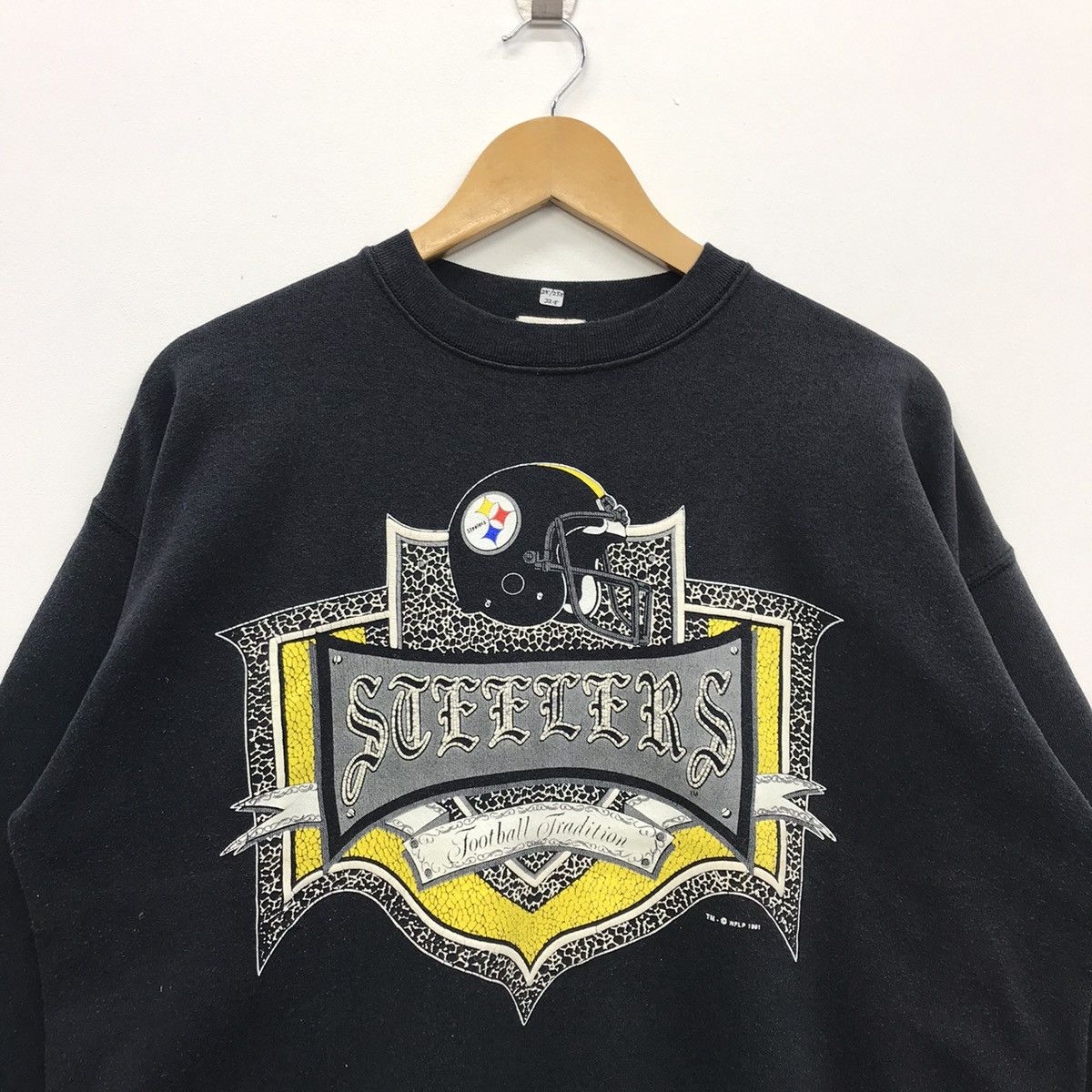 NFL × Vintage Rare!! Vintage NFL Pittsburgh Steelers Sweatshirts Size US XL / EU 56 / 4 - 2 Thumbnail