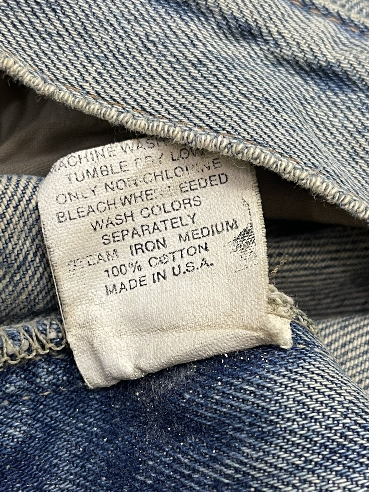 RRL Ralph Lauren RRL DISTRESSED DENIM USA Size US 35 - 18 Thumbnail