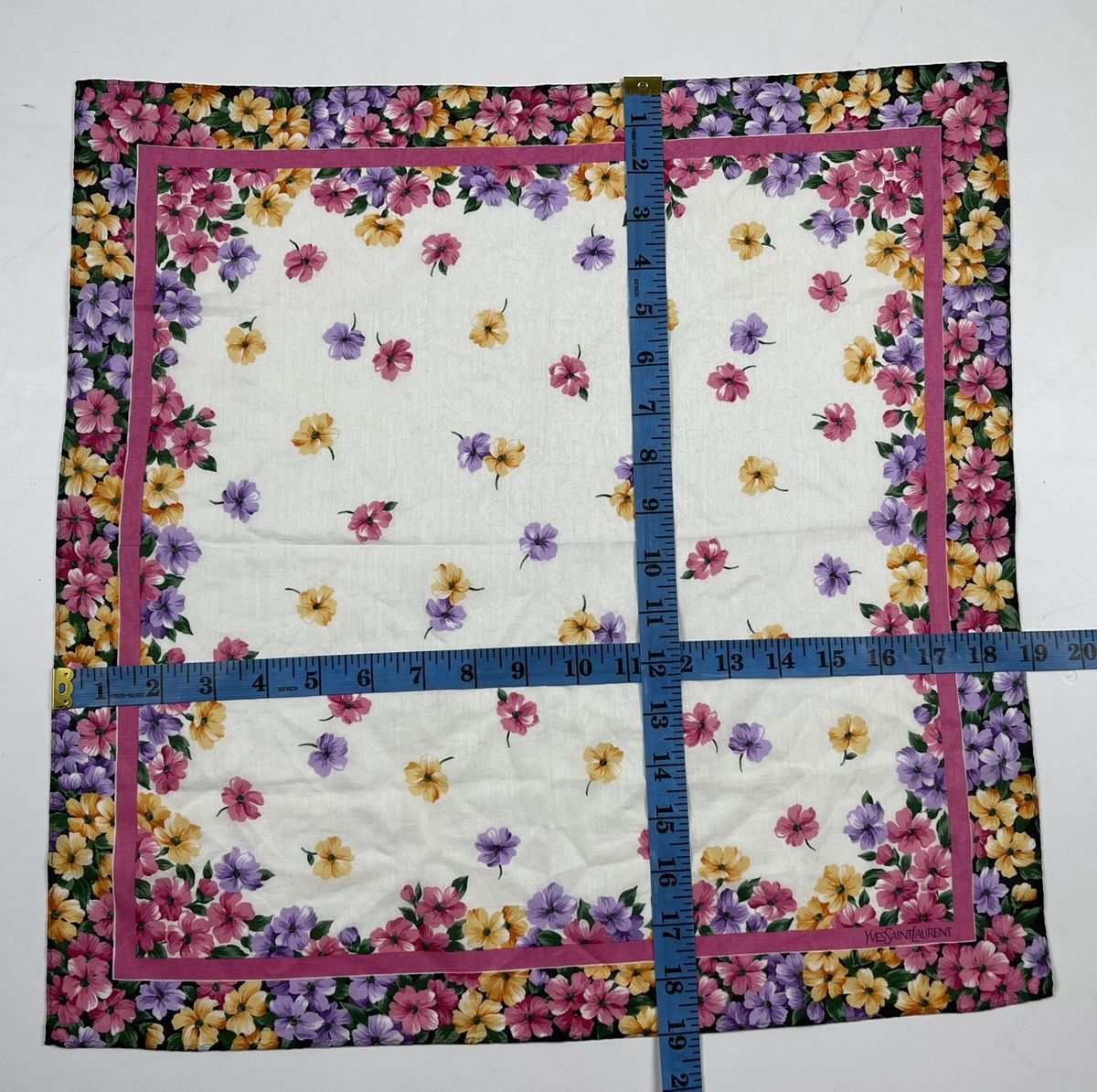 Other × Vintage × Yves Saint Laurent YSL bandana handkerchief neckerchief scarf HC0583 Size ONE SIZE - 3 Thumbnail