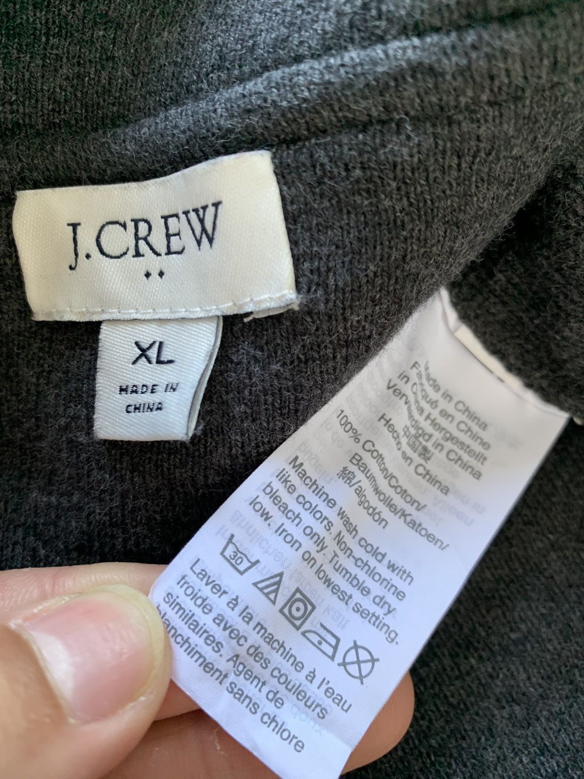 J.Crew Vintage J Crew Buttonless Cardigan Jacket Size US M / EU 48-50 / 2 - 4 Thumbnail
