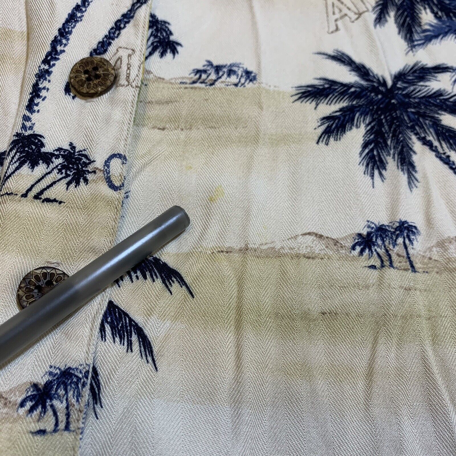Vacation Island Traders Women's Rayon Aloha Hawaiian Floral Shirt Size L / US 10 / IT 46 - 4 Thumbnail