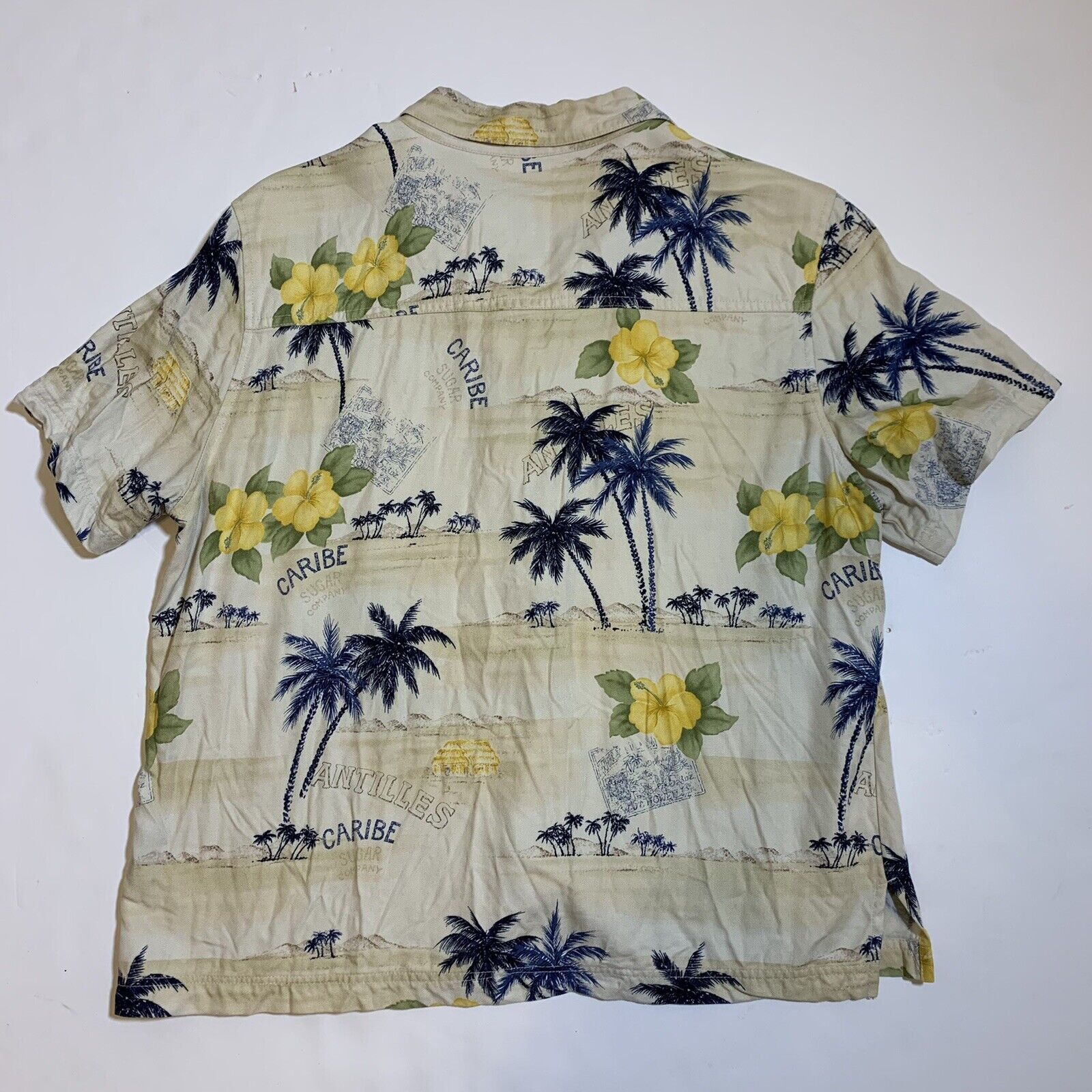 Vacation Island Traders Women's Rayon Aloha Hawaiian Floral Shirt Size L / US 10 / IT 46 - 5 Thumbnail