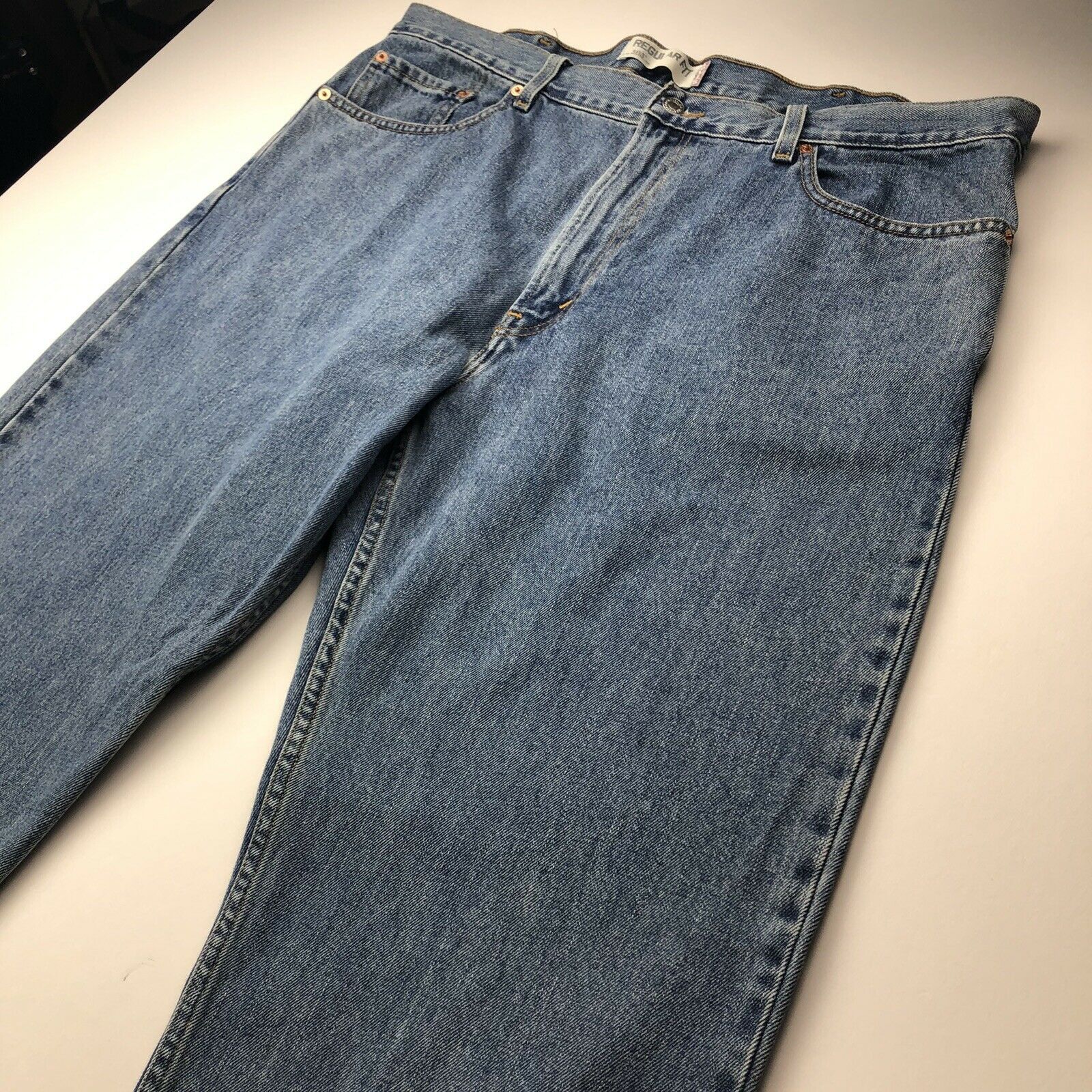 Levi's × Other Levi's 505 Regular Fit Straight Leg Zip Fly Jeans Size US 43 - 2 Thumbnail