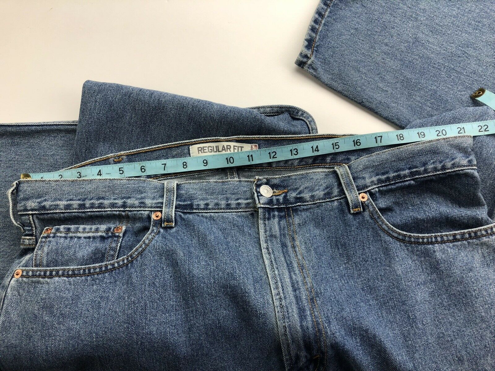 Levi's × Other Levi's 505 Regular Fit Straight Leg Zip Fly Jeans Size US 43 - 8 Thumbnail