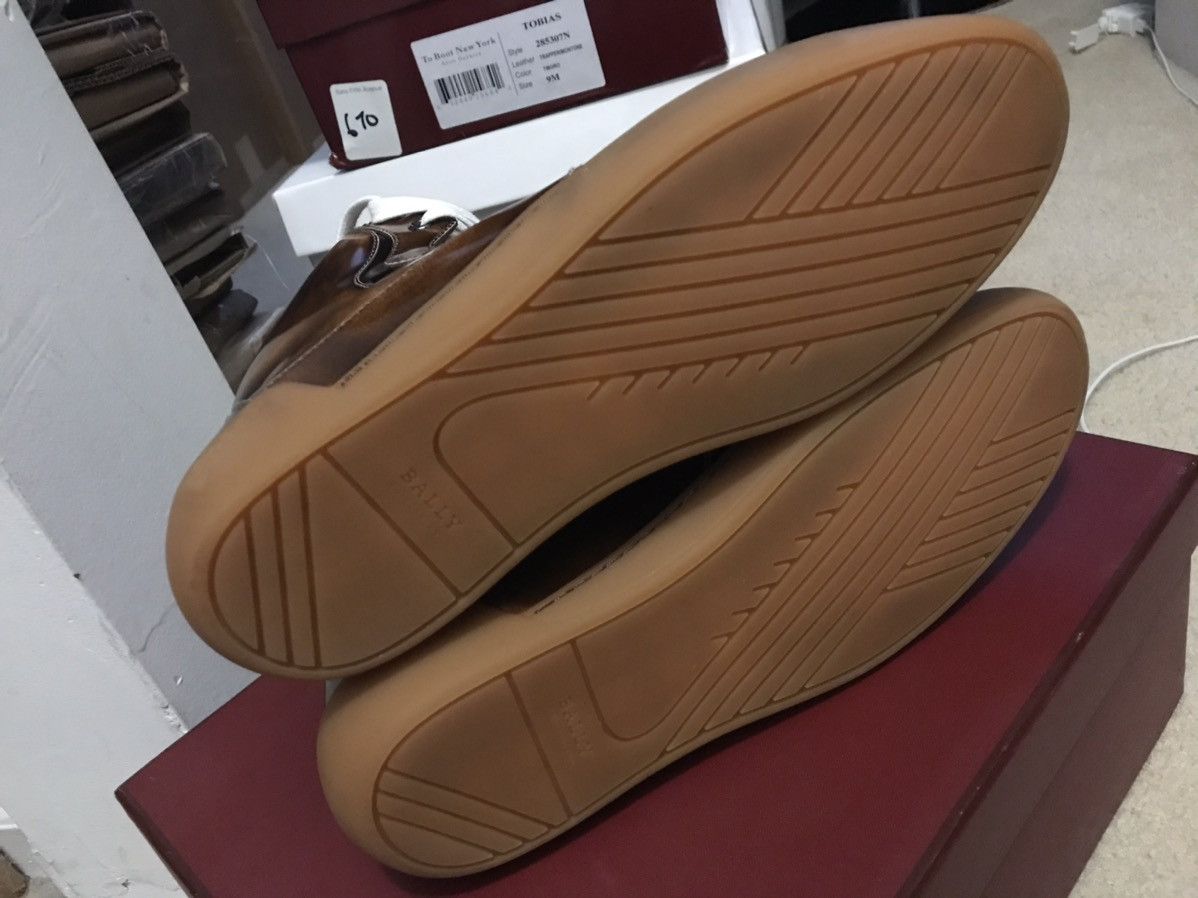 Bally BALLY Mid-Top Sneakers Brown Size 10/43 Size US 10 / EU 43 - 8 Thumbnail