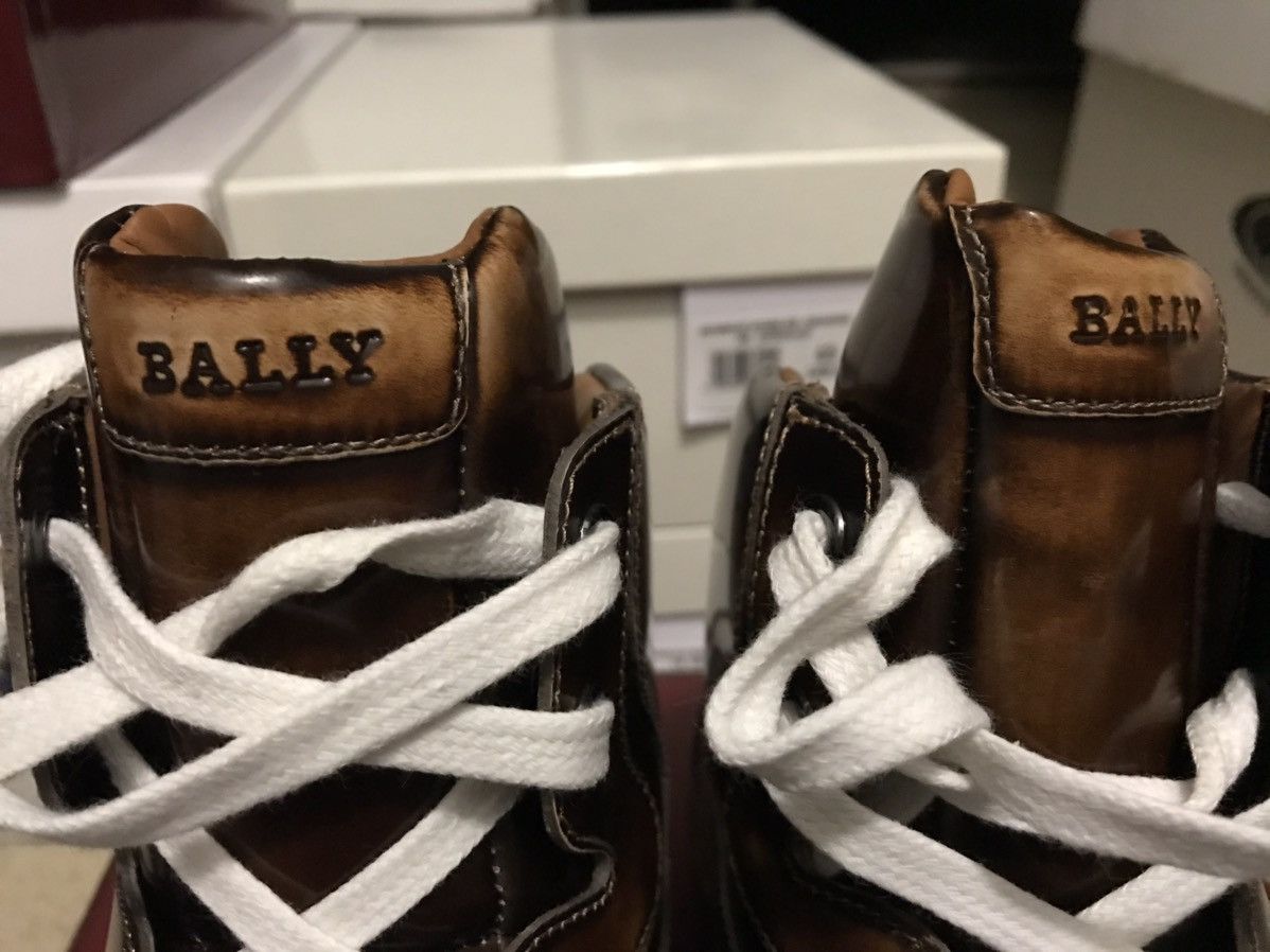 Bally BALLY Mid-Top Sneakers Brown Size 10/43 Size US 10 / EU 43 - 5 Thumbnail