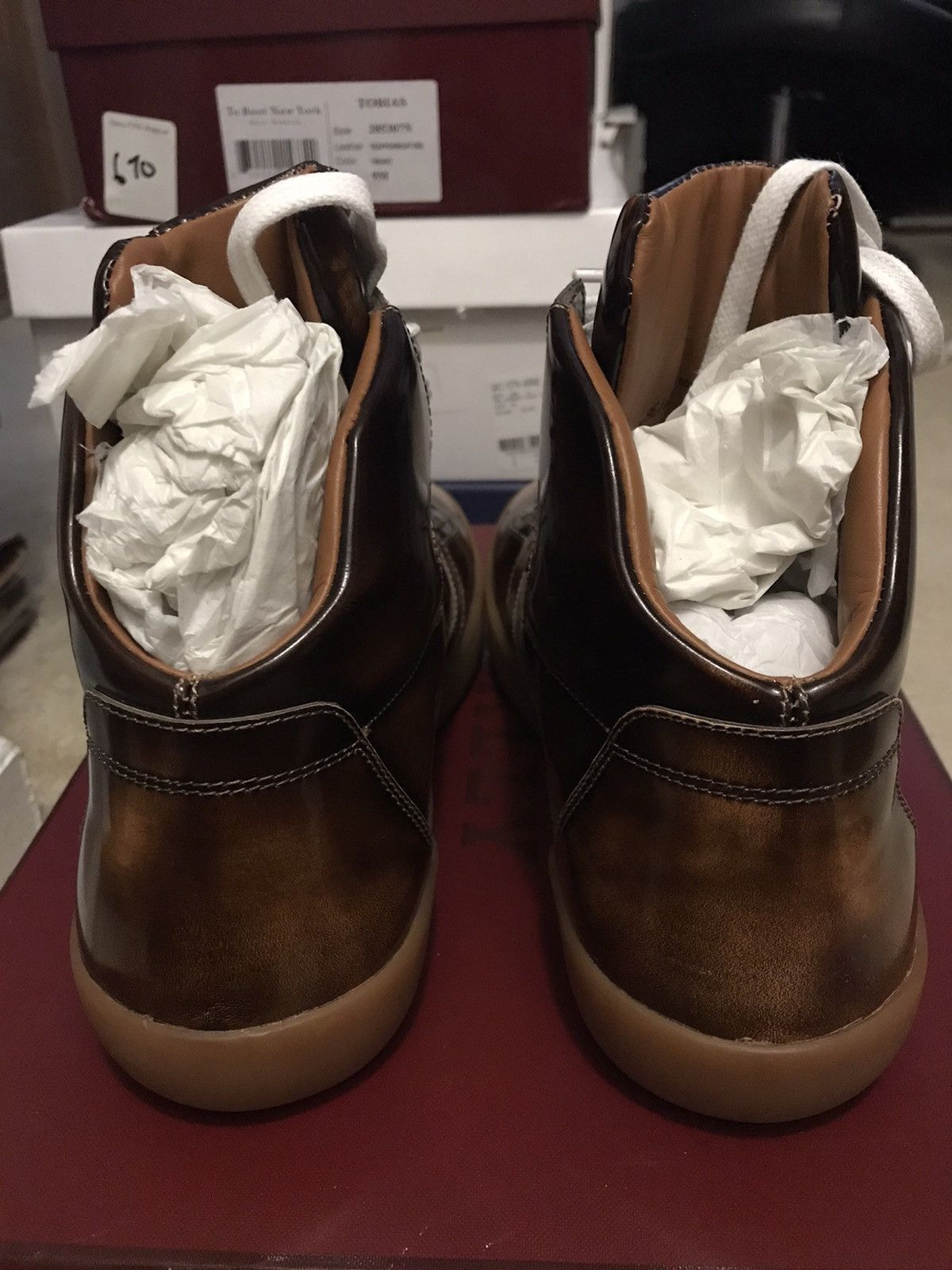 Bally BALLY Mid-Top Sneakers Brown Size 10/43 Size US 10 / EU 43 - 3 Thumbnail