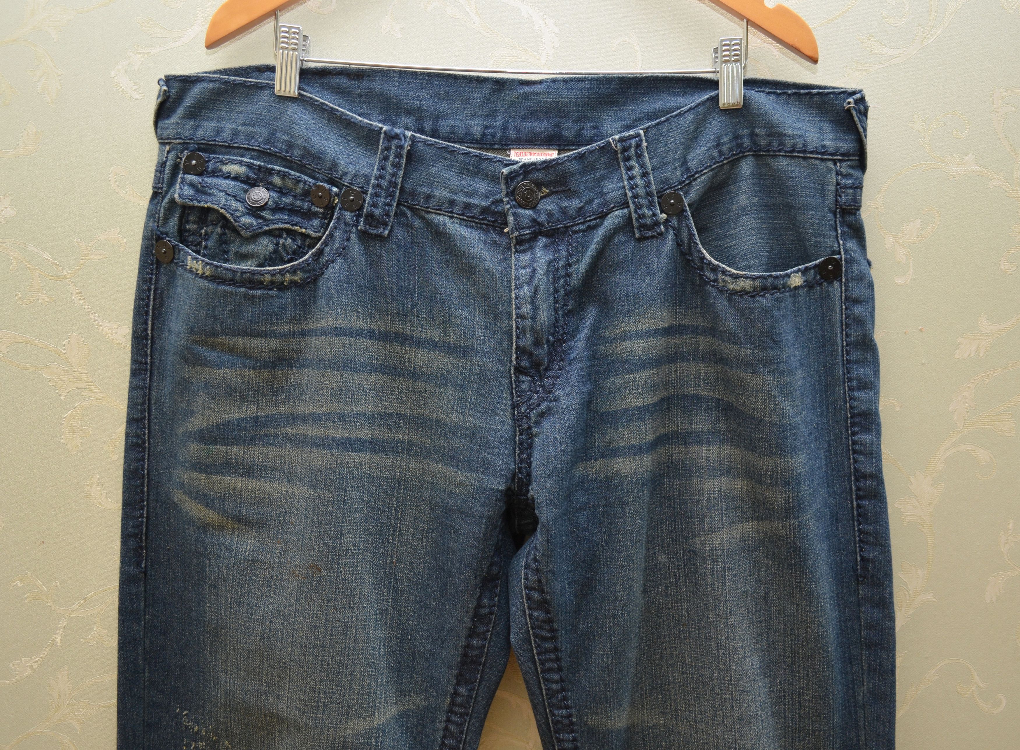 True Religion True Religion Ricky Big T Denim Jeans Size W40 Size US 40 / EU 56 - 3 Thumbnail