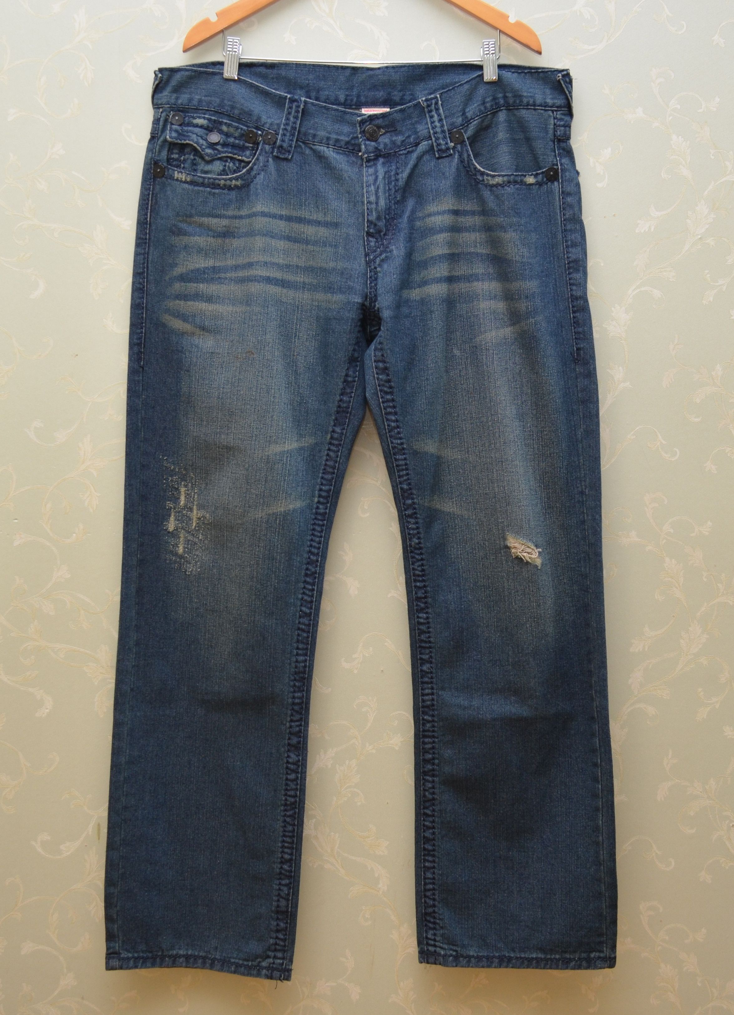 True Religion True Religion Ricky Big T Denim Jeans Size W40 Size US 40 / EU 56 - 2 Thumbnail