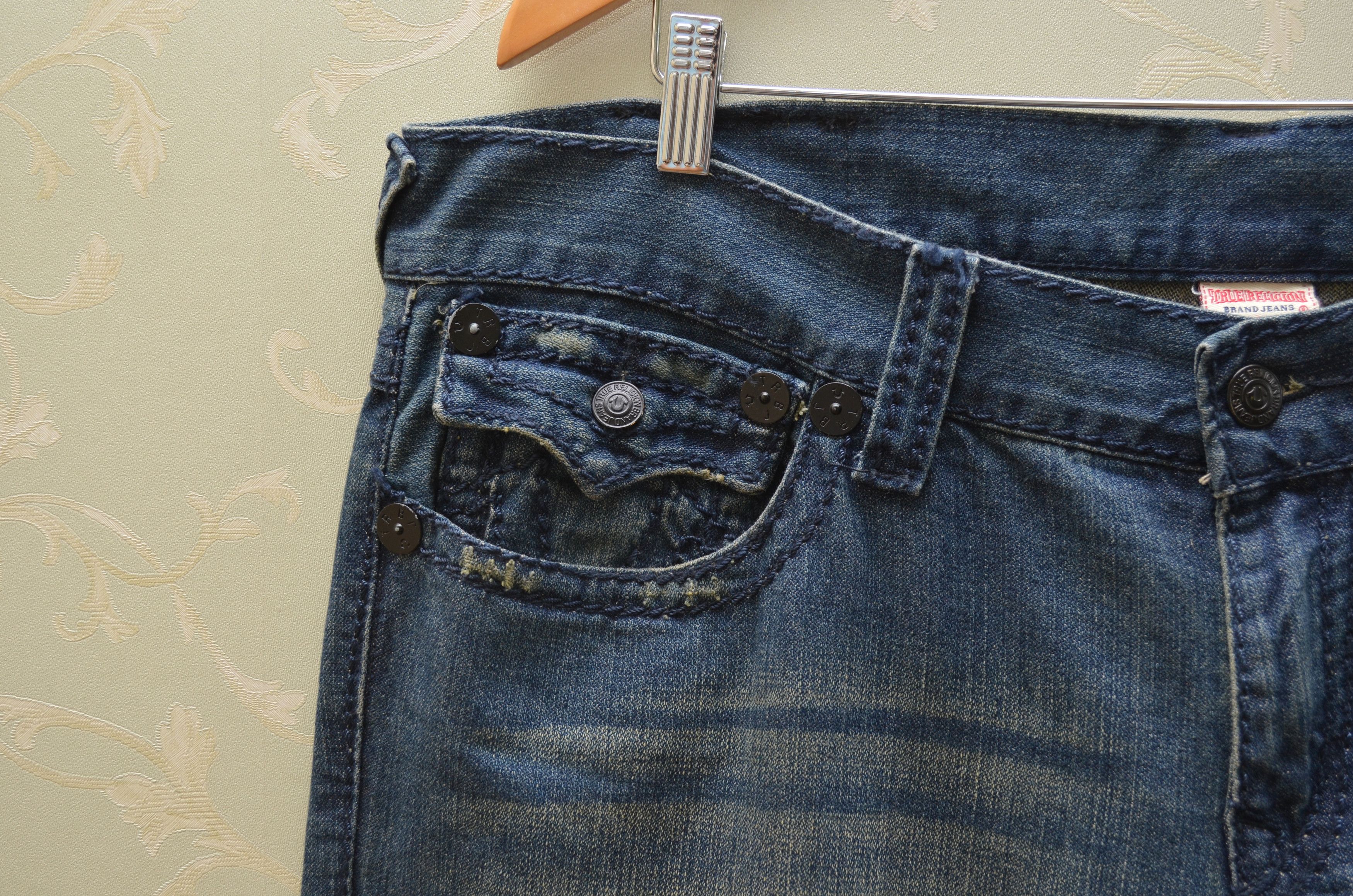 True Religion True Religion Ricky Big T Denim Jeans Size W40 Size US 40 / EU 56 - 4 Thumbnail