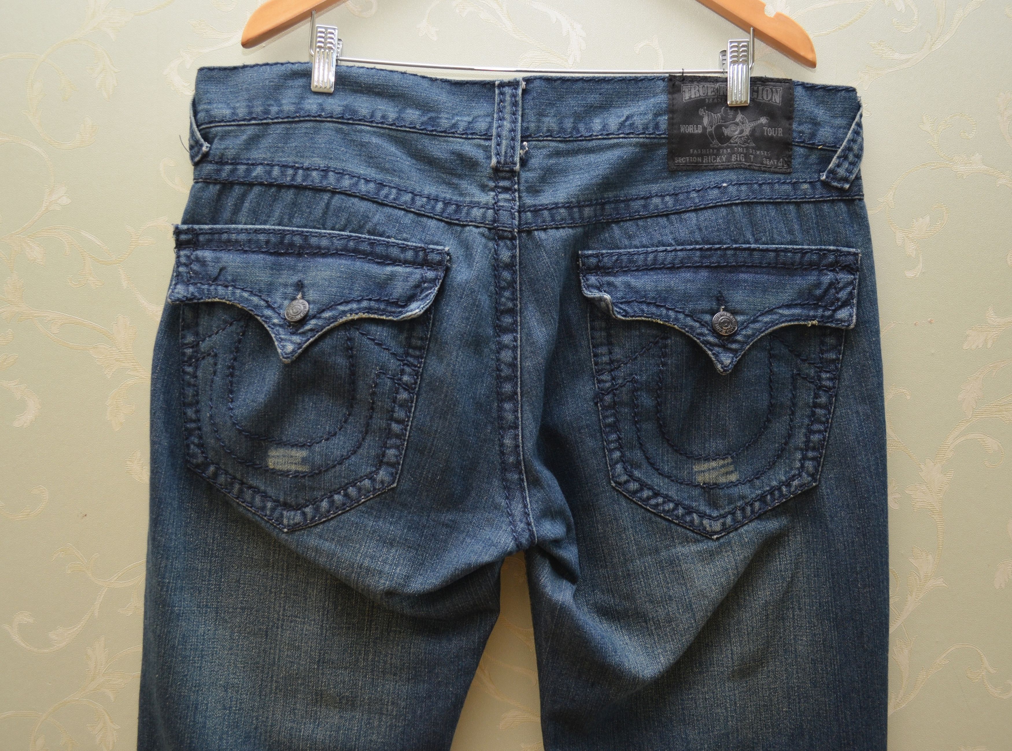 True Religion True Religion Ricky Big T Denim Jeans Size W40 Size US 40 / EU 56 - 10 Thumbnail