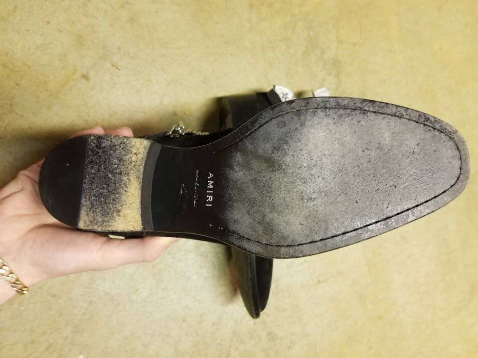 Archival Vintage Amiri Sample White Bandana Boots - View 7