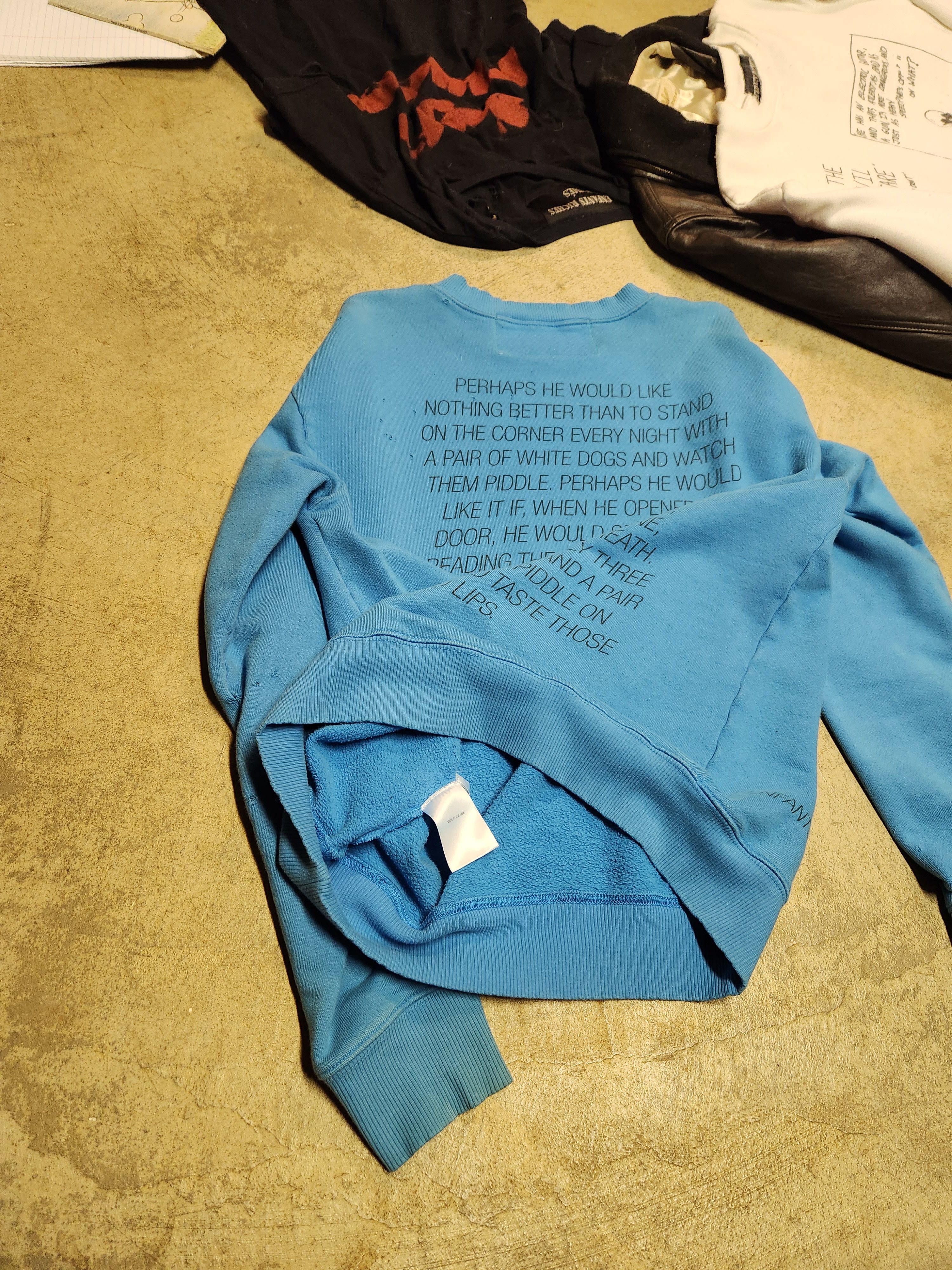 Archival Vintage Enfants Riches Deprimes SS17 Henry Miller Sweatshirt - View 4