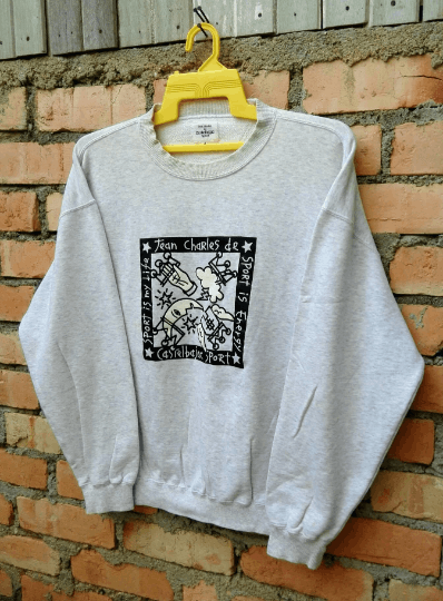 Designer × Jean Charles De Castelbajac Jean Charles De Castelbajac Pullover Sweatshirt Large Size Size US L / EU 52-54 / 3 - 2 Thumbnail