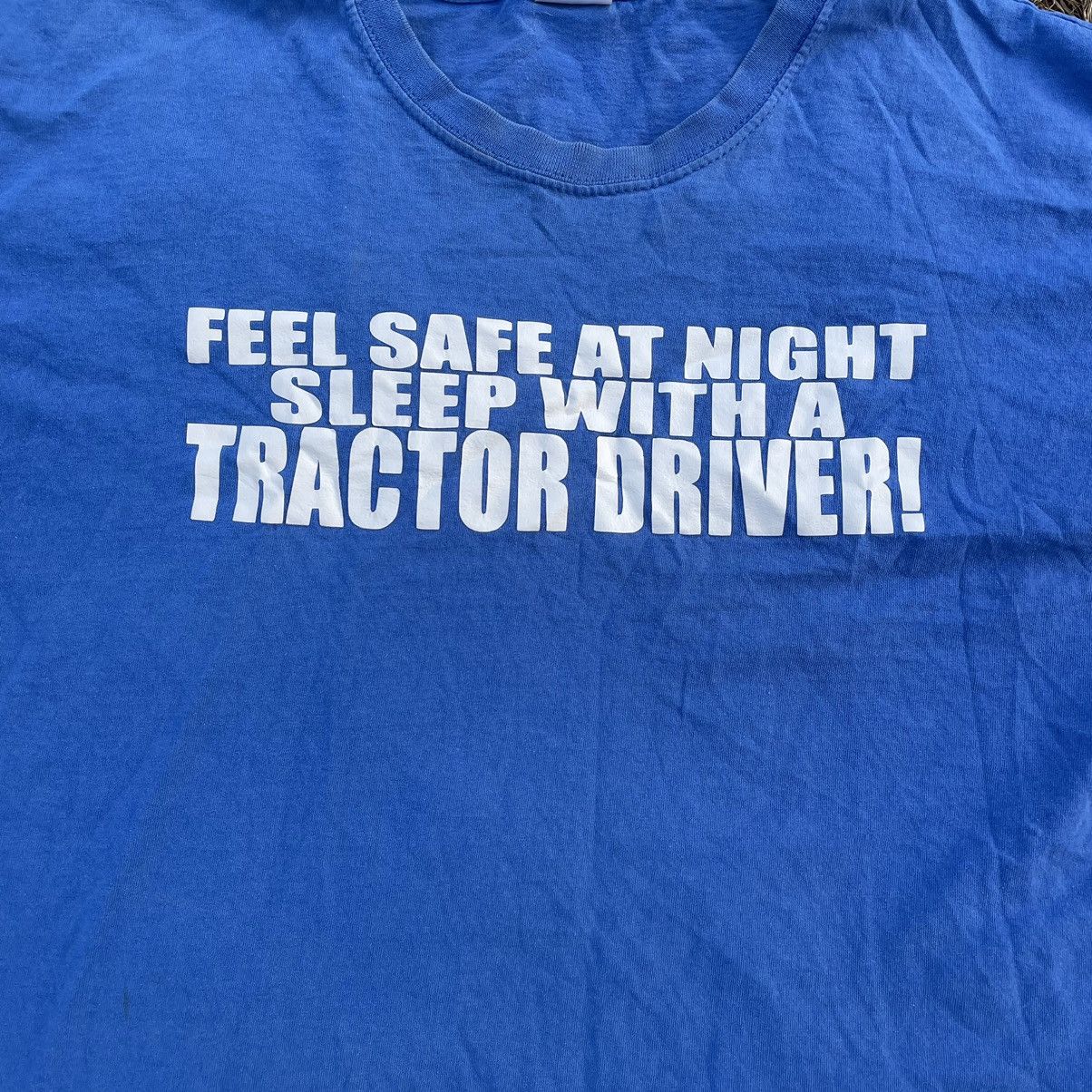 Vintage Vintage Y2K Sun Faded Graphic Tee Tractor Driver Humor M Size US M / EU 48-50 / 2 - 4 Thumbnail
