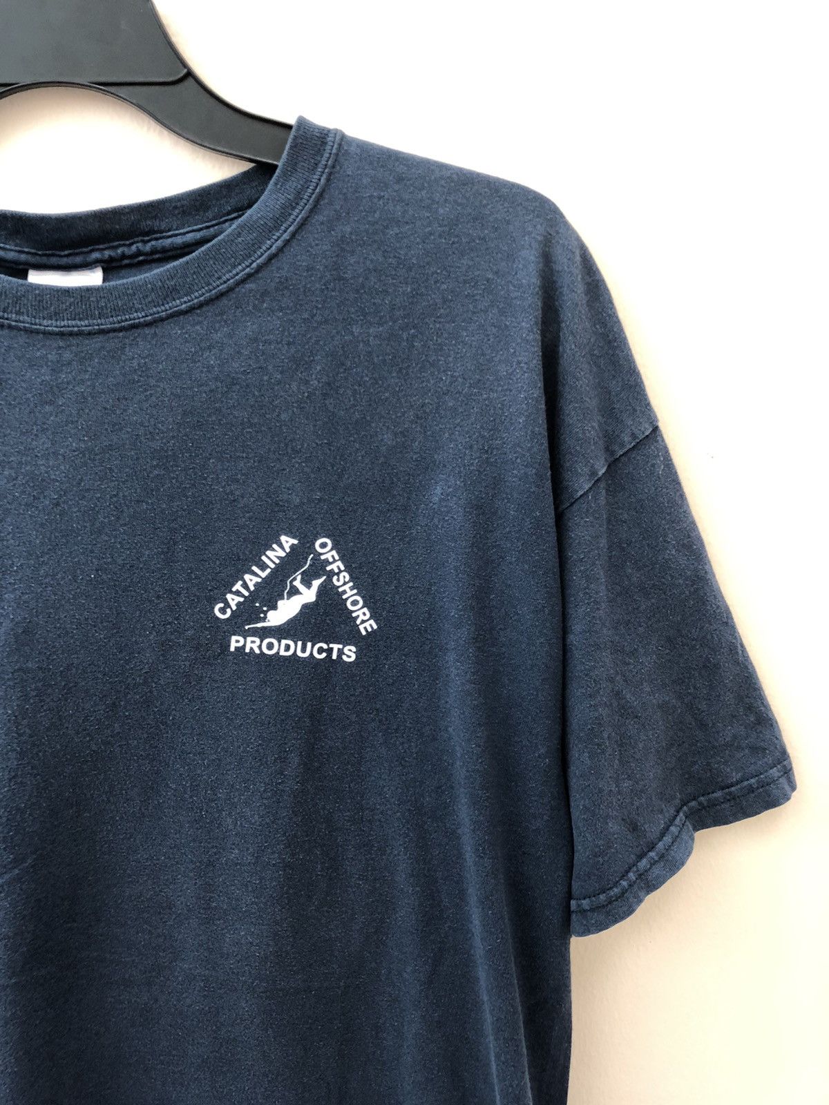 Catalina × Gildan × Vintage Vintage 90s CATALINA OFFSHORE PEODUCT big printed tshirt Size US XL / EU 56 / 4 - 8 Thumbnail