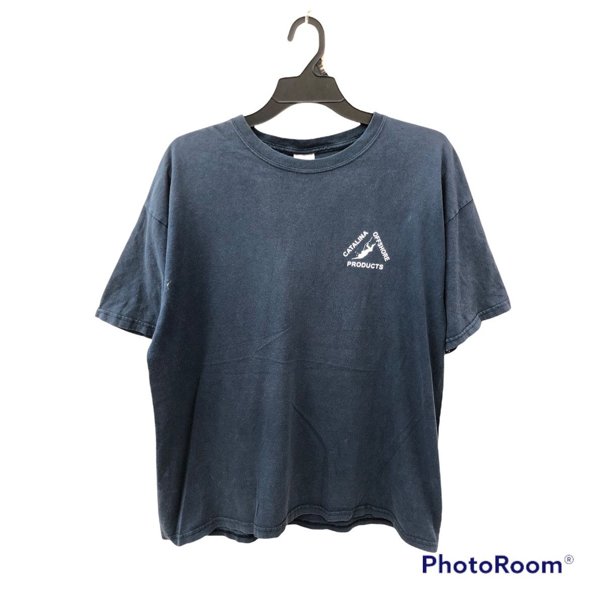 Catalina × Gildan × Vintage Vintage 90s CATALINA OFFSHORE PEODUCT big printed tshirt Size US XL / EU 56 / 4 - 2 Thumbnail
