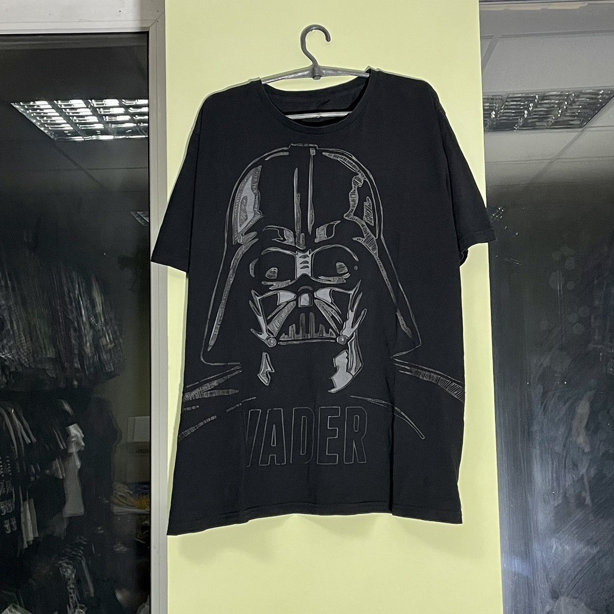 Vintage Vintage Y2K Darth Vader Graphic Tee Dark Grunge Washed XL Size US XL / EU 56 / 4 - 1 Thumbnail