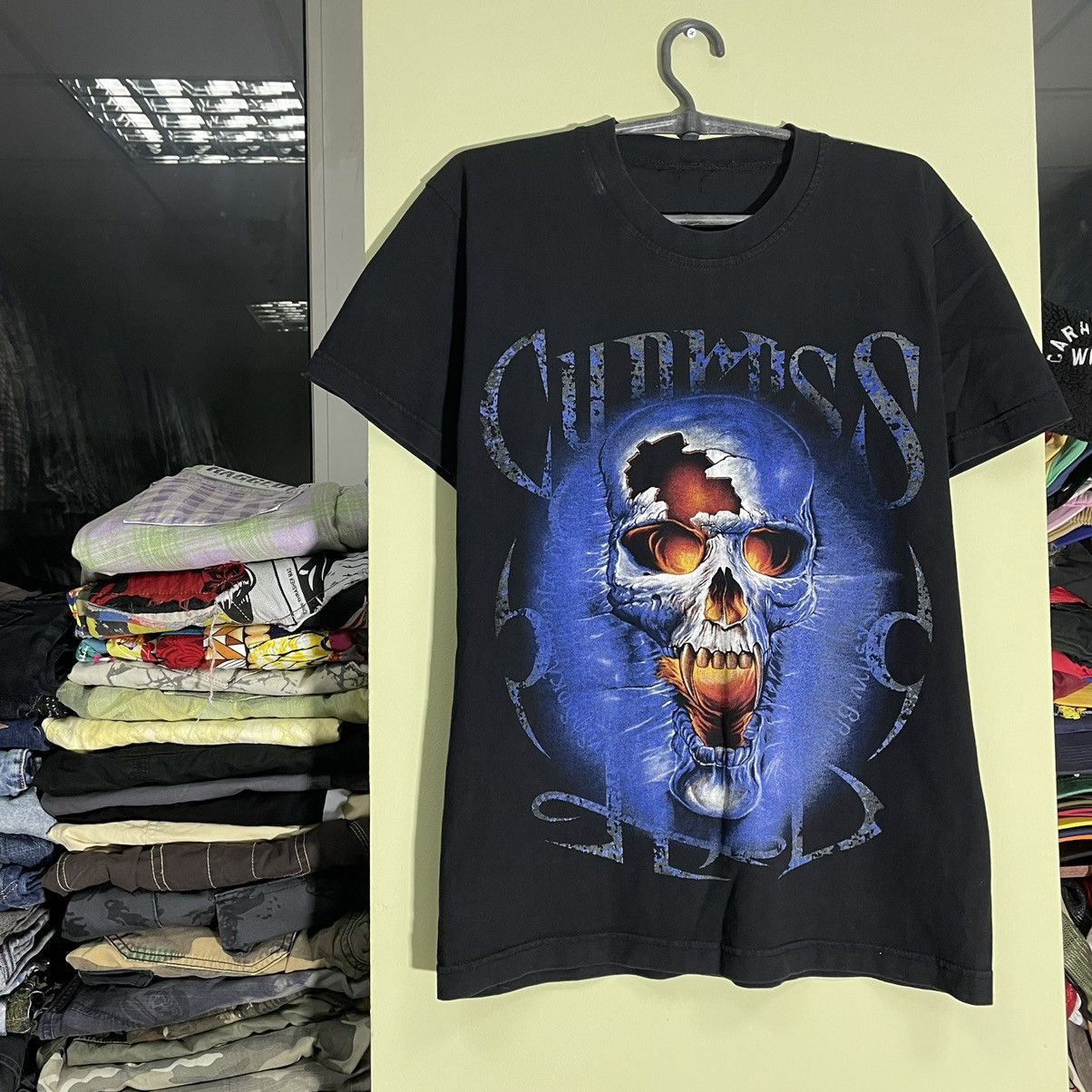 Vintage Vintage Y2K Tee Skulls Dead Face Horror Rock M Size US M / EU 48-50 / 2 - 2 Thumbnail