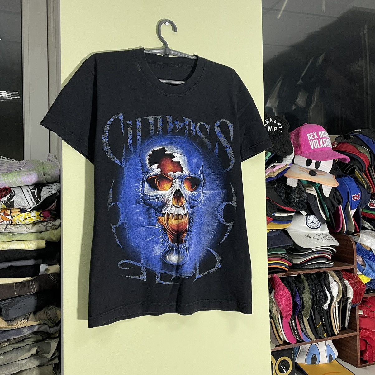 Vintage Vintage Y2K Tee Skulls Dead Face Horror Rock M Size US M / EU 48-50 / 2 - 3 Thumbnail