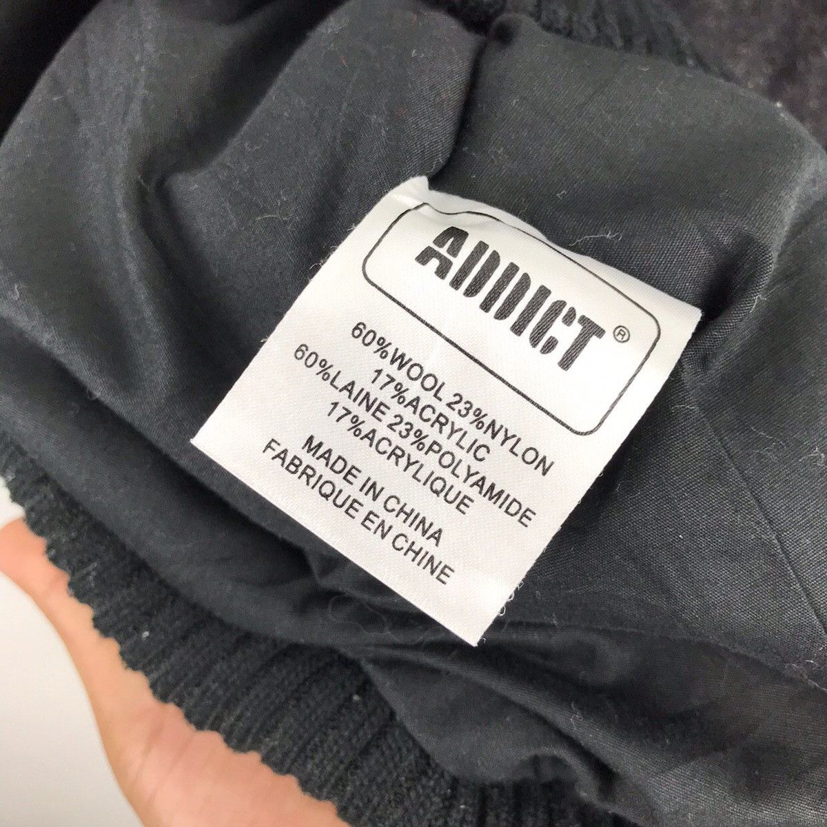 ADDICT × Japanese Brand ✂️mx102✂️addict wool hoodie jacket Size US L / EU 52-54 / 3 - 5 Thumbnail