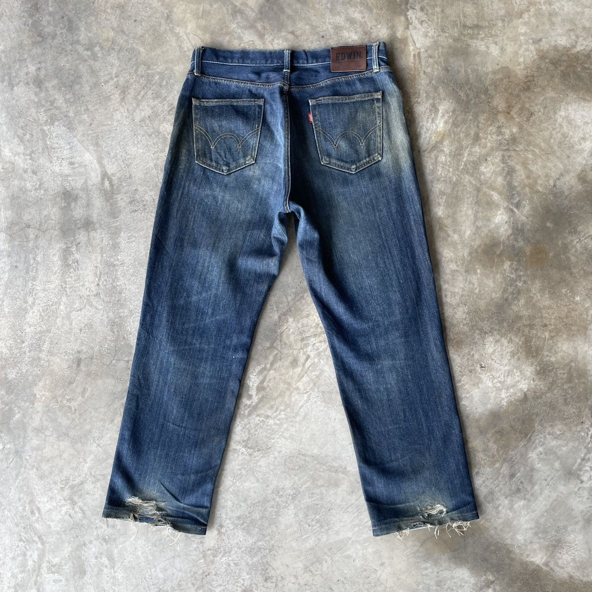 Edwin Vintage Edwin Made In Japan Jeans W33x28 Edwin Denim Pants Size US 33 - 13 Thumbnail