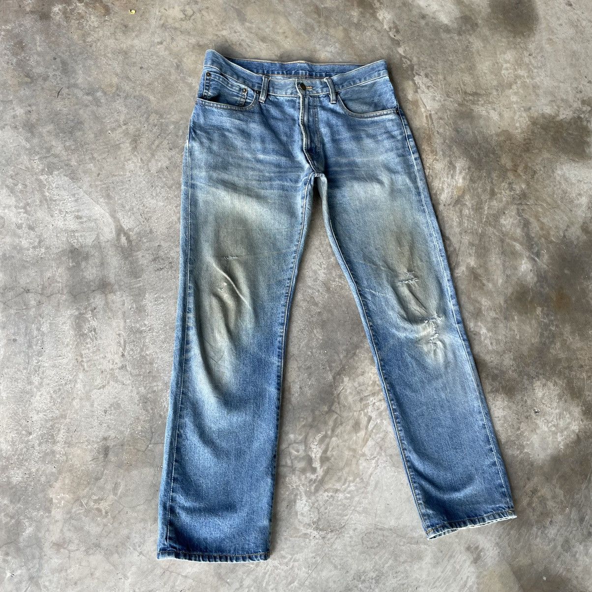 Japanese Brand Vintage Distressed Authentic Faded Denim Jeans Pants Rusty Size US 32 / EU 48 - 2 Thumbnail