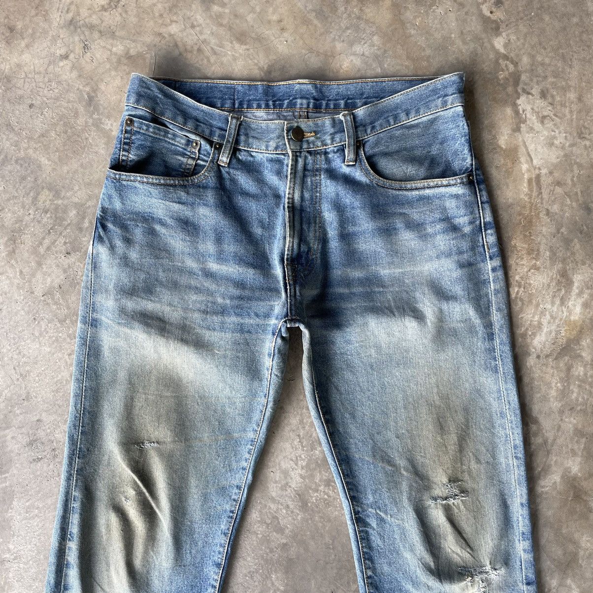Japanese Brand Vintage Distressed Authentic Faded Denim Jeans Pants Rusty Size US 32 / EU 48 - 3 Thumbnail