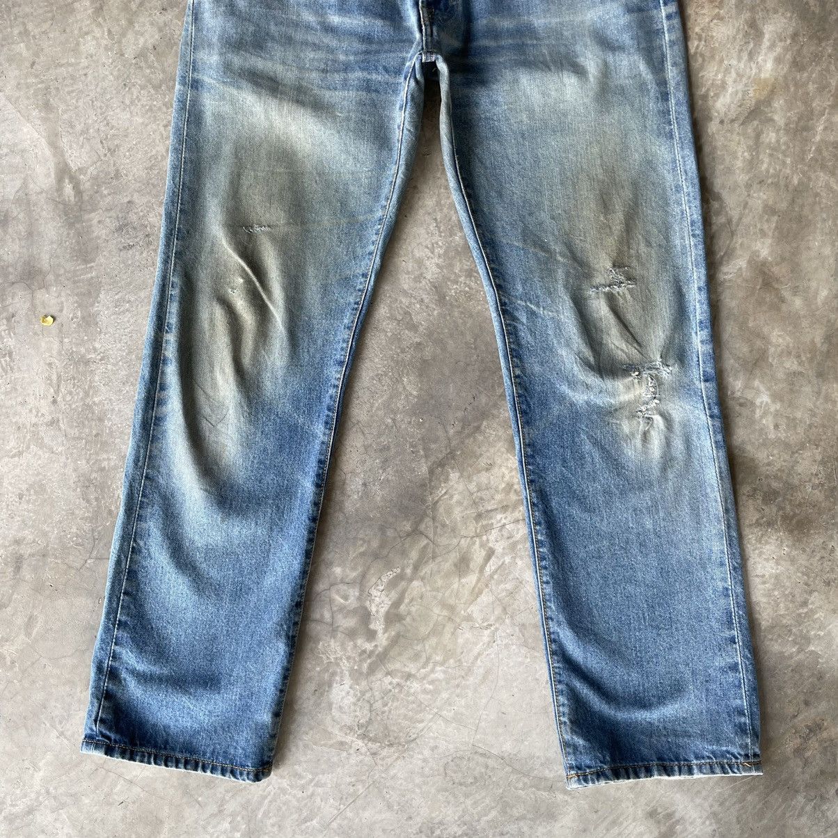 Japanese Brand Vintage Distressed Authentic Faded Denim Jeans Pants Rusty Size US 32 / EU 48 - 6 Thumbnail