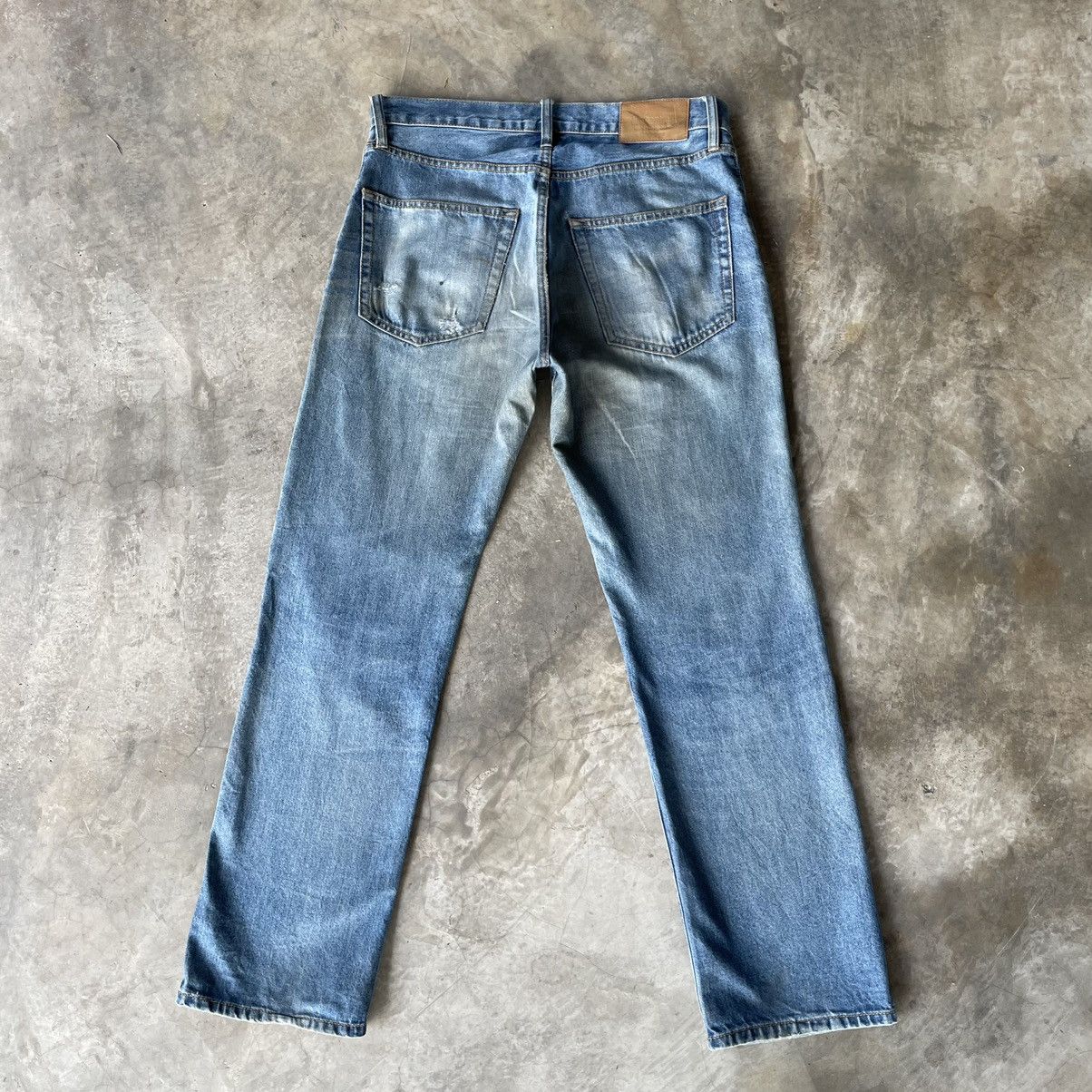 Japanese Brand Vintage Distressed Authentic Faded Denim Jeans Pants Rusty Size US 32 / EU 48 - 11 Thumbnail