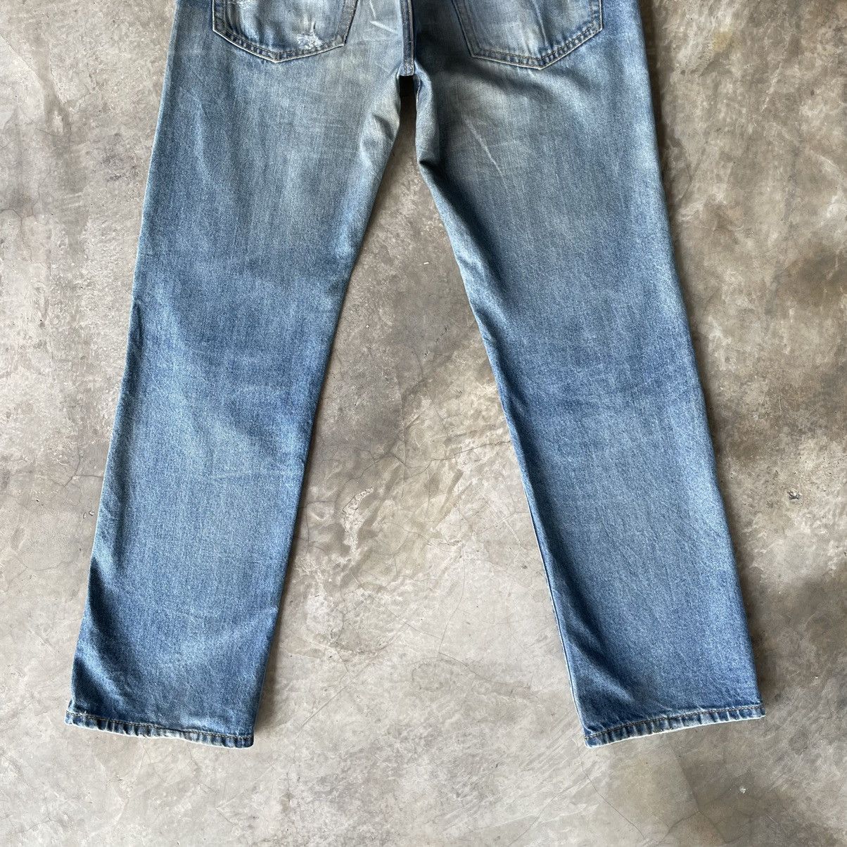 Japanese Brand Vintage Distressed Authentic Faded Denim Jeans Pants Rusty Size US 32 / EU 48 - 10 Thumbnail