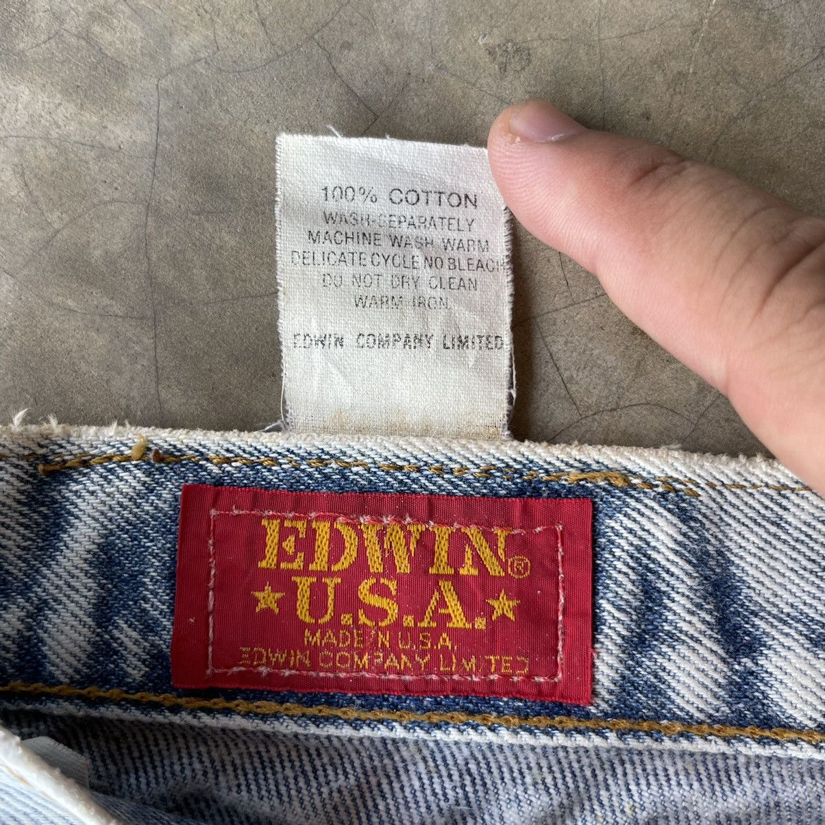 Edwin Vintage Edwin Made In USA Faded Denim Jeans Pants W27x29.5 Size US 27 - 9 Thumbnail