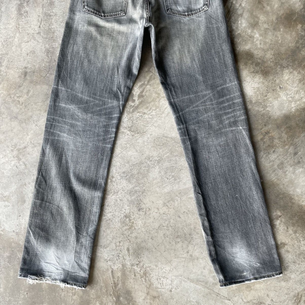 Japanese Brand Vintage Japanese Faded Black Denim Jeans Pants W33x33.5 Size US 33 - 11 Thumbnail