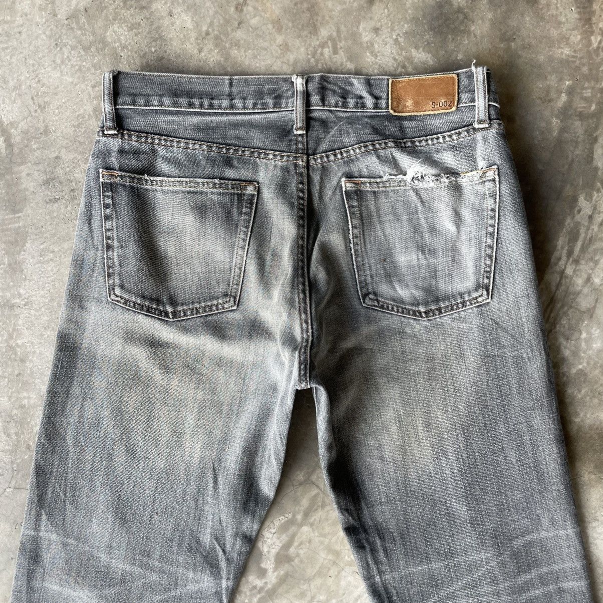 Japanese Brand Vintage Japanese Faded Black Denim Jeans Pants W33x33.5 Size US 33 - 12 Thumbnail